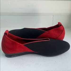 Arche red black Nino flats 41